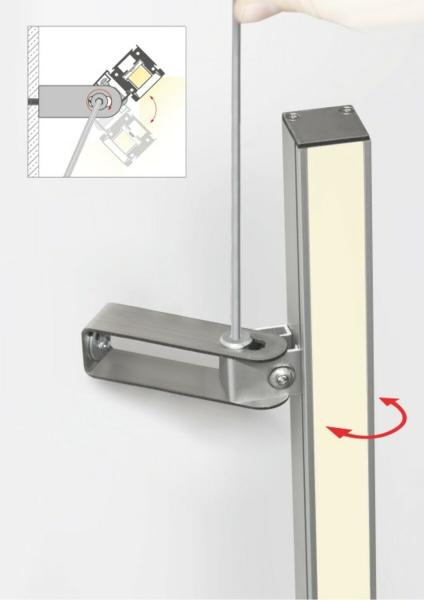 Befestigungselement für LED Profile an Außenfassaden